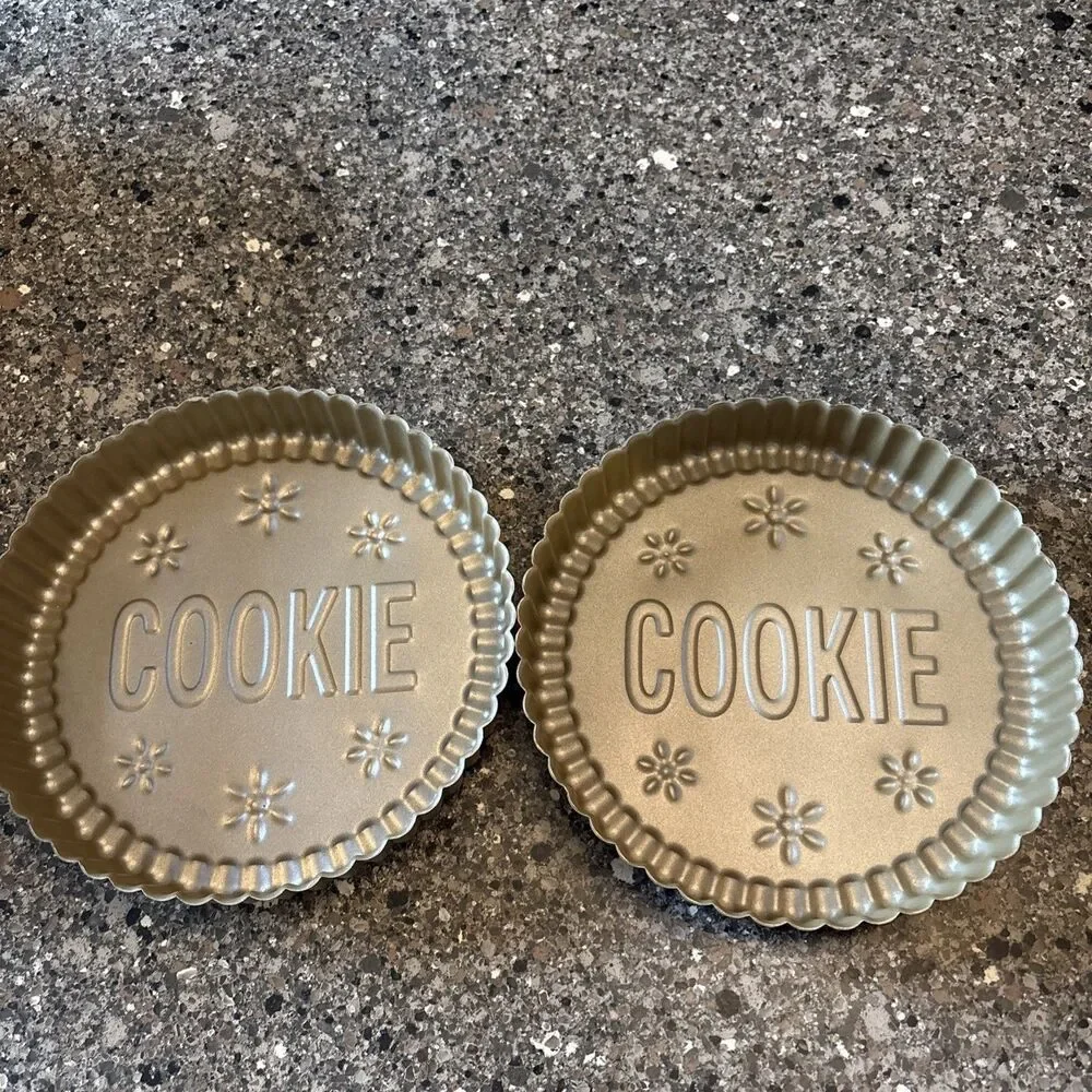 Williams Sonoma Sandwich Cookie Cake 2 Pan Set Baking Birthday New